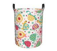 Clothes Hamper Sea Turtle Laundry Basket Storage Washing Basket Collapsible Round Laundry Hamper For Bedroom Room Home M