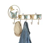 Clothes Hanger for the Wall - Towel Rail , Iron Art Coat Hooks, Butterfly Hooks, Modern Clothes Keys, Towel Holder, , Non-Punching Bedroom Hook
