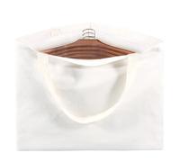 Clothes Hanger Organizer Bag, Large Capacity Hanger Triangle Bag with Handles, Hanger Stacker Hamper, Foldable Canvas Hanger Bag for Closet Tidier Laundry Rooms Wardrobe Drying Rack