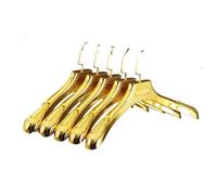 Clothes Hangers Clothes Hanger 4CM Wide Shoulder,Non-slip Drying Rack For Clothing Store Display,5pcs Closet Storage For Suit Sweater(Gold 5pcs)