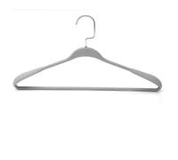 Clothes Hangers Flocking Hanger 8PCS For Shelf Organizer Garment Non-slip Hook Suit Hanger Without Trace Clothing Display Rack(Grey 8PCS)