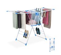 Clothes Horse Laundry Rack Winged Drying Airer Freestanding Folding Collapsible