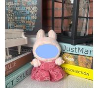 Clothes laabu Clothes Plush Sitting Party one, Two or Three Generations of Replacement Skirt Set, Suitable for 17CM，Only Clothes, not Shoes Included (Pink Flavor)