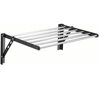 Clothes Laundry Drying Rack Wall Mounted Clotheshorse Heavy Duty Stainless Steel Wall Mounted Folding Adjustable Collapsible Space Saver Indoor Or Outdoor,60cm,Picturesque234