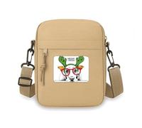 Clothes Lovely Dog Watercolor Illustration Crossbody Bag Cell Phone Purses Handbag Shoulder Mini Bag