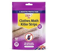 Clothes Moth Killer Strips - 20 Sheets for Wardrobes, Cupboards and Drawers to Kills Moths Eggs Larvae for Your Clothes Protection