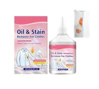 Clothes Oil Stain Remover - Targets Oil Molecules, Neutral Formula Protects Fabric, Easy To Use For Stubborn Oil Stains(3pcs)