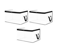 Clothes Organizer Large Waterproof Clear with Handles