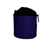 Clothes Peg Bag for Hanging with Karabiner Hook - Cotton - Navy Blue and Black