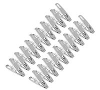 Clothes Pegs, 20pcs Stainless Steel Clothes Clamps, Household Non Slip Clothes Socks Underwear Drying Rack Clip Holder