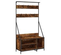 vidaXL Clothes Rack Artisan Oak 100 x 41 x 184 cm Engineered Wood