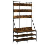 Clothes Rack with Shoe Storage Garment Rack Clothes Shelf Clothes Rail vidaXL