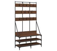 Clothes Rack with Shoe Storage Garment Rack Clothes Shelf Clothes Rail vidaXL