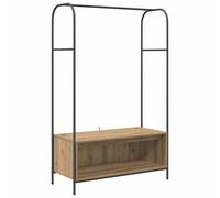 Clothes Rack with Storage Engineered Wood Garment Organizer Bedroom vidaXL