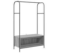 Clothes Rack with Storage Engineered Wood Garment Organizer Bedroom vidaXL