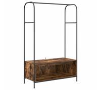 vidaXL Clothes Rack Brown Oak 100 x 44 x 160 cm Engineered Wood