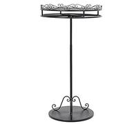 Clothes RackHeavy Duty Rotating Freestanding Clothing Rack for Commercial and Residential Use Circular Hanging Rail Display Stand with Metal Frame and Retail Hook Ideal for Boutiques and War