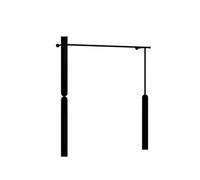 Clothes Rail,Clothing Store Industrial Display Stands,Entrance Porch Organization Hanging Garment Rack,Wall Mounted Storage Clothes Pipe Shelf,Home Towel Rack (59x66.9 In)