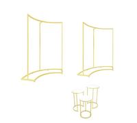 Clothes rail Clothing StoreDisplay Shelf, Floor Standing Curved, Flow Table, High and Low Combination Hanging Rack Wardrobe rack