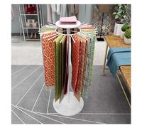 Clothes Rail Garment Rack Freestanding Scarf Rack With 45 Rods, Pivoting Round Scarf Display Stand Height Adjustable Scarf Holder Organizer Scarf Hanging Rack For Boutique Clothing Store, Home ( Color