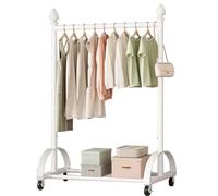 Clothes Rail - Multifunctional Metal Clothing Rack with Shoe Storage for Bedroom, Office, or Shop - Freestanding Design for Organizing Clothes