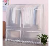 Clothes Rail Rack Cover Breathable Dustproof,Large Garment Rack Cover 270° Full Enclosed,Hanging Garment Bag with Zipper