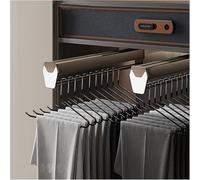 Clothes Rail Rack, Pull Out Trousers Storage Organizer, 30-60 Cm, Suitable for Wardrobe, Closet, Load Capacity 35 Kg