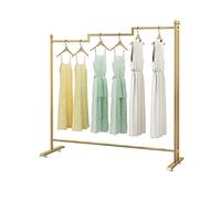 Clothes RailIndustrial SinglePole FloorStanding Clothing Display Rack SpaceSaving Drying Rack114 x 120cm