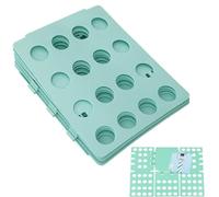 Clothes Shirt Folder Organizer Flip Folding Board Folder T-shirt Folding Board Adjustable Clothes Folding Board Kids Adult Laundry Organizer Clothes Flip Fold for Shirts and Trousers (Blue)