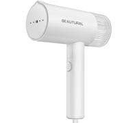 BEAUTURAL Clothes Steamer, Foldable Handheld Clothing Wrinkles Remover for Garments, Portable Mini Fabric Steam Iron for Home and Travel (White)