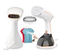 Clothes Steamer-Hand Steamer With LCD Screen Upgraded 320 ml Water Tank- 3 Gears Portable Travel Steamer For Clothes - Wrinkle Removal 1800W, Garment Steamer Iron Ideal for Home, Office & Travel.