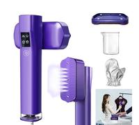 Clothes Steamer Handheld, 2 in 1 Portable Garment Steamer, 1200W Fast Heating, 100mL Removable Tank, 3 Steam Levels + Dry Iron, for Travel & Home