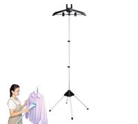 Clothes Steamer Hanger, Portable Garment Steamer Stand | Floor Standing Hanger for Ironing, Adjustable Length | Telescopic Garment Steamer for Home, Travel, Tailoring
