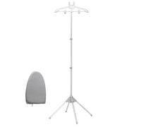 Clothes Steamer Stand - Adjustable Clothes Hanging Stand Portable Fabric Care Stand | Heat Ready Folding Station for Jackets, Trousers, Dresses, So