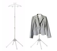 Clothes Steamer Stand, Folding Telescopic Steaming Hanger for Clothing, Height Adjustable Handheld Garment Steamer Rack Holder for Clothes Home Steam Ironing Shirts (Grey)