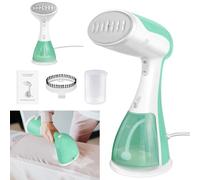 Clothes Steamer, Steam Iron with 300ml Removable Water Tank, 1500W Portable Handheld Garment Steamer Clothing, 30s Fast Heat Up, Wrinkle-Free, Light Weight for Home, Office and Travel