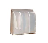Clothes Storage Bag Covers, Clothes Rail Cover Translucent Garment With Zipper Breathable Multiple Sizes(50CM x 100CM x 90CM)