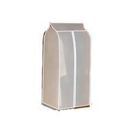 Clothes Storage Bag Covers, Clothes Rail Cover Translucent Garment With Zipper Breathable Multiple Sizes(50CM x 60CM x 120CM)