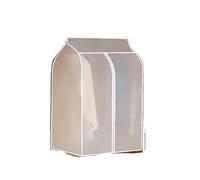 Clothes Storage Bag Covers, Clothes Rail Cover Translucent Garment With Zipper Breathable Multiple Sizes(50CM x 60CM x 90CM)