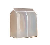 Clothes Storage Bag Covers, Clothes Rail Cover Translucent Garment With Zipper Breathable Multiple Sizes(50CM x 80CM x 90CM)