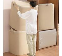 Clothes Storage Bag, Duvet Storage Bags King Size, Storage Bags for Comforters, Clothes, Quilt, Blankets, Bedding, Duvet Bags, Underbed Storage Bags with Zips, Foldable, No-smell,Dustproof Storage Bag