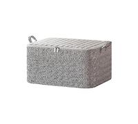 Clothes Storage Bags Large Capacity Clothes Storage Boxes, Double Zipper Wardrobe Storage Organiser For Clothes Duvet Blankets Bedding Toys,Under-Bed Storage, Quilt,Bedding (17L)