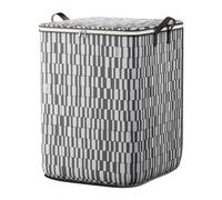 Clothes Storage Bags Large Capacity Clothes Storage Boxes with Lid and Zips Moving Boxes Wardrobe Storage with Reinforced Handle Foldable Storage Solution for Clothes Duvet Blankets Bedding Toys