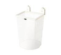 Clothes Storage Basket Bag - Hanging Mesh Organizer, Unit In Room, Laundry Collection Bag, Closet Sorting | The Design i