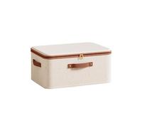 Clothes Storage Boxes - Breathable Fabric Storage Boxes, Foldable, Large | Fabric Storage Baskets - for Sweaters, Towels, Clothes, Home, Living Room, Bedroom, Closet,