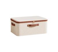 Clothes Storage Boxes | Foldable Closet Organizers with Zip - Fabric Storage | for Home, Living Room, Bedroom, Room, Travel, Camping, Clothes, Towels, Dresses,