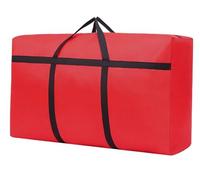 Clothes Storage Large Bag Travel Luggage Moving House Heavy Duty Waterproof Red 52 * 35 * 18cm