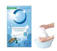Clothes Washing Sheets | Wash Sheets for Laundry | Color Protection Scented Brightening Fabric Stain Remover for Darks Pet Bedding Family Washer