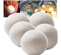 Clothes Wool Dryer Balls Laundry Tumble Dryer Balls Dryer Balls Laundry Softener Accessories Machine Reusable Washing Reduces Drying Wrinkles drier balls Upgraded Plastic Drier wool Balls,Each