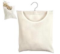 Clothespin Bag, 12.6x11.0 Inch Cotton Washable Clothes Pin Hanging Bag with Rotatable Hook, Perfect for Wardrobe and Laundry Room, Clothes Pin to Hang on Line, Hanging